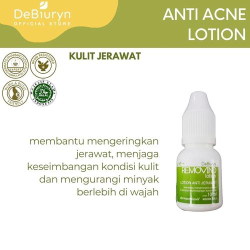 Foto Produk DeBiuryn Removind Lotion 10ml - Krim Anti Jerawat dari Debiuryn Dermacosmetics