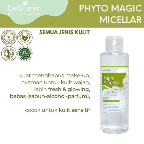 Foto Produk DeBiuryn Phyto Micellar Water Cleansing Liquid Aloe Vera 150ml dari Debiuryn Dermacosmetics