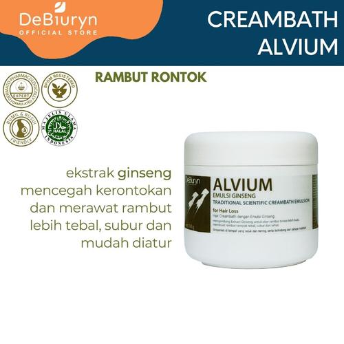 Foto Produk DeBiuryn ALVIUM Clinical Scientific Hair Creambath 350gr-Rambut Rontok dari Debiuryn Dermacosmetics