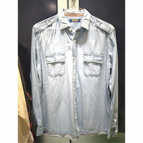 Kemeja Jeans Pria Zara Youth Size XL 