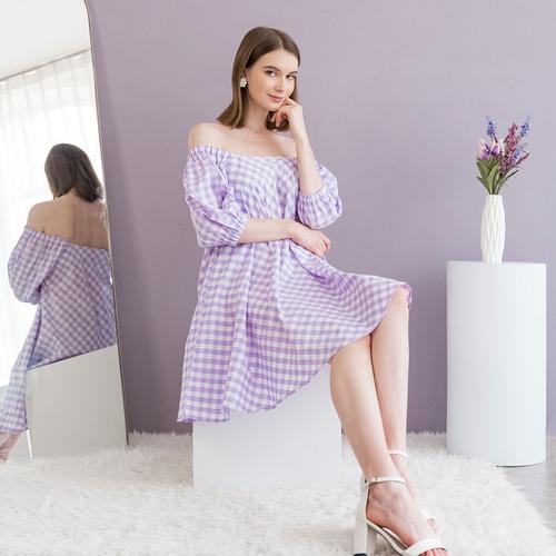 Foto Produk Chocochips - Jolie Dress Purple - Ungu, S dari Chocochips Official Shop
