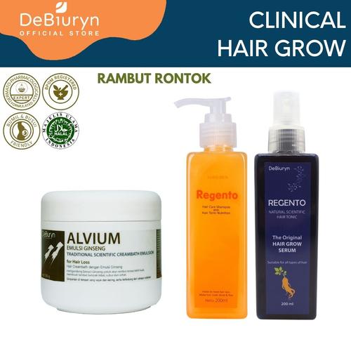 Foto Produk DeBiuryn Clinical Pack Hair Grow - Paket Perawatan Rambut Rontok dari Debiuryn Dermacosmetics