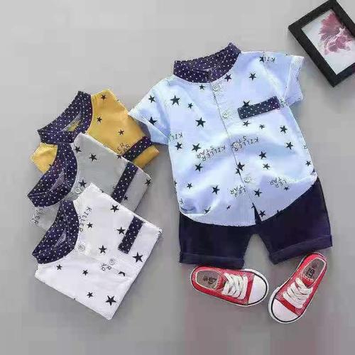 Foto Produk Setelan Kemeja Anak laki laki IMPORT murah - S dari Kiddy Store ID
