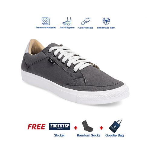 Foto Produk Sepatu Sneakers Pria Footstep Footwear - Arka Grey - Abu-abu, 40 dari Footstep Footwear