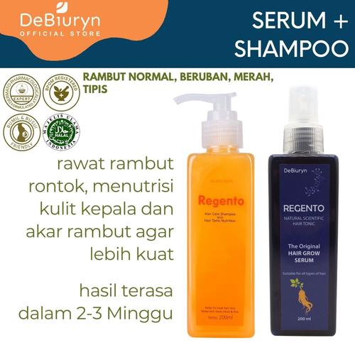 Foto Produk Regento Shampoo + Hair Tonic | Rambut Rontok & Kusam dari Debiuryn Dermacosmetics
