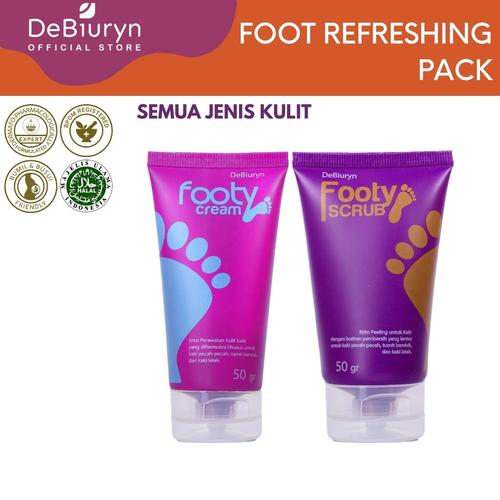 Foto Produk Foot Refreshing Package - Scrub & Cream | Perawatan Kaki dari Debiuryn Dermacosmetics