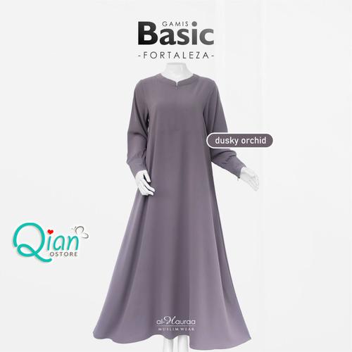 Gambar Gamis Basic Mat Fortaleza Alhauraa - Al-Hauraa - Alhaura - Fortaleza dari qian ostore Kab. Tangerang Tokopedia