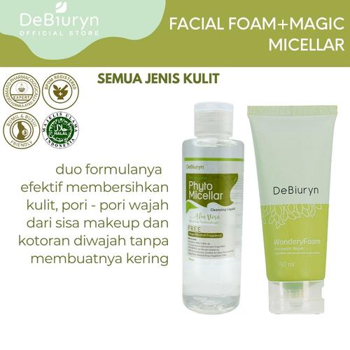 Foto Produk Fresh Look New Normal Kit - Phyto Micellar Water - Wondery Foam dari Debiuryn Dermacosmetics