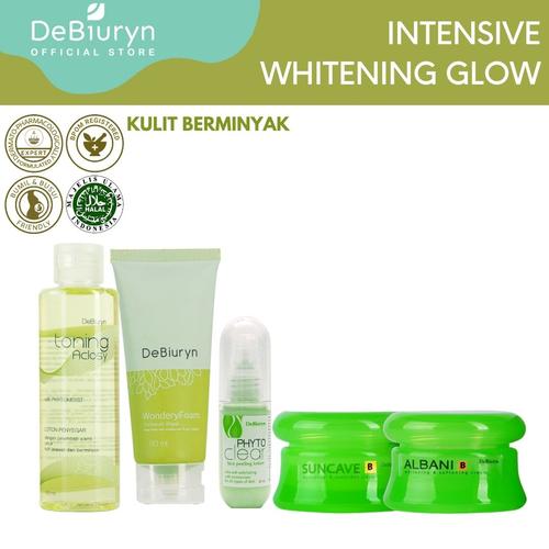 Foto Produk DeBiuryn Intensive Whitening Glow Face Care - Kulit Berminyak dari Debiuryn Dermacosmetics