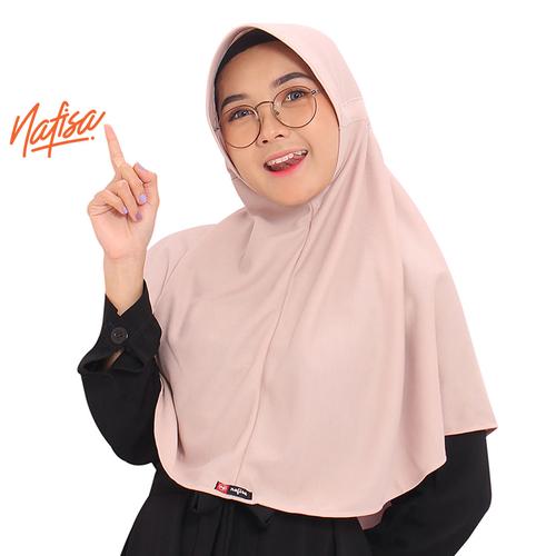 Foto Produk Nafisa Hijab Santai | Hijab Instan Serut Belakang Casual - Ungu Muda, M dari Nafisa