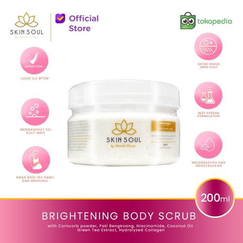 Gambar SkinSoul Brightening Body Scrub by Amanda Manopo Cornop powder dari SKINSOUL OFFICIAL STORE Jakarta Barat Tokopedia