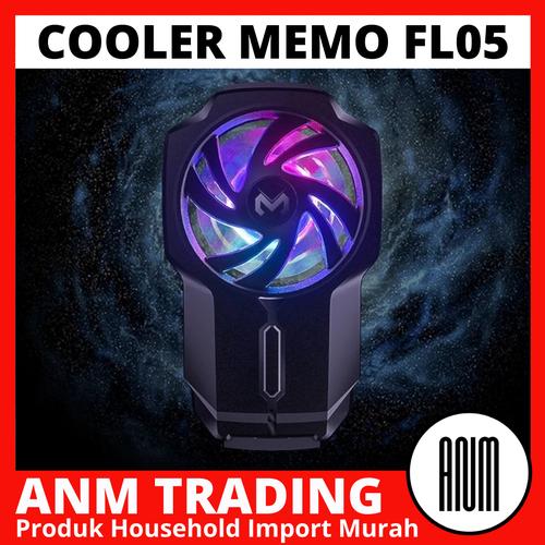 Gambar Memo FL05 Cooler Handphone FL05 / Pendingin HP MEMO FL05 / Gaming Fan dari ANM TRADING Tokopedia