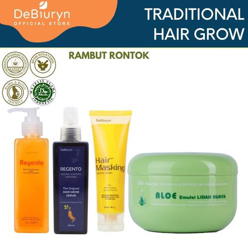 Foto Produk DeBiuryn Traditional Pack Hair Loss - Paket Perawatan Rambut Rontok dari Debiuryn Dermacosmetics