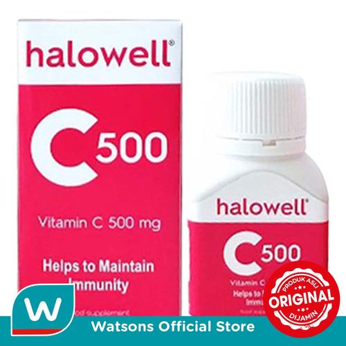 Gambar Hallowell Vitamin C 500mg 30 Tablets dari Watsons Indonesia Kab. Tangerang Tokopedia