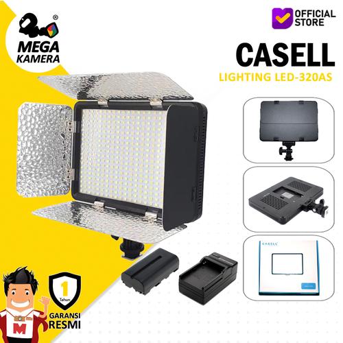 Foto Produk Casell LED-320AS Continuos Bi-Color Lighting On-Camera - Foto & Video dari Megakamera