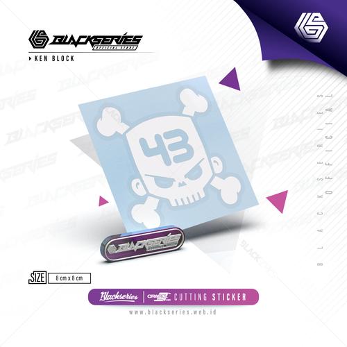 Kenbo Sticker Jual Stiker Ken Block | Cutting Stiker Ken Block | Kenblock - Putih ...