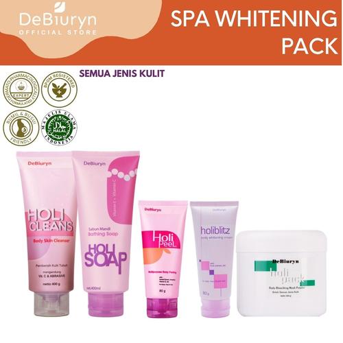 Foto Produk DeBiuryn SPA Whitening Pack | Skin Care Mask Foam Peeling Cream dari Debiuryn Dermacosmetics