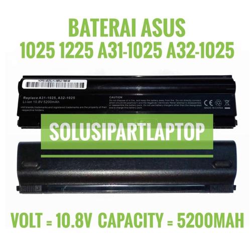 Foto Produk Baterai Laptop ASUS Eee PC 1025, 1025C, 1025E, 1225 High dari SolusiPartLaptop
