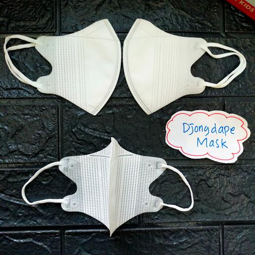Jual masker duckbill anak polos isi 50 duckbill putih anak ...