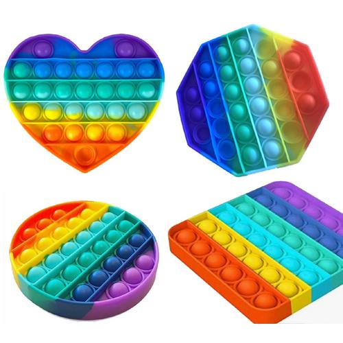 Jual Pop it RAINBOW viral push bubble 