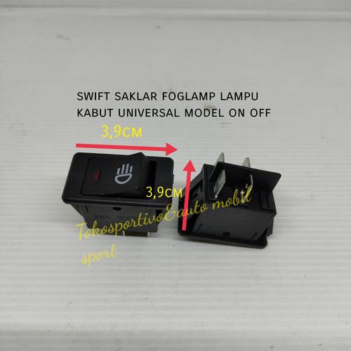 Jual saklar switch foglamp universaL saklar on off lampu kabut Mobil ...