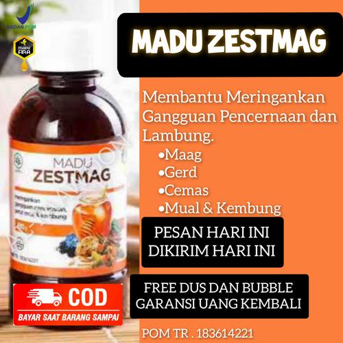 Jual Madu ZESTMAG Madu Herbal Maag Kronis Gerd Asam