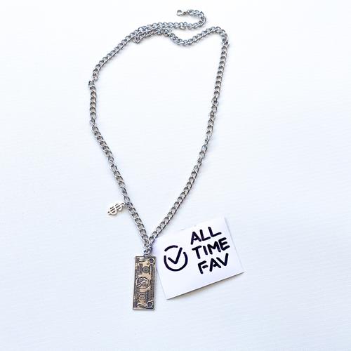 Jual 100 Dollar Titanium Chain Necklace 
