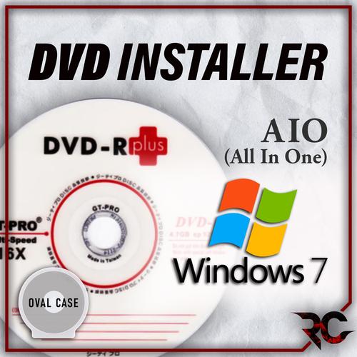 Foto Produk DVD Installer Win 7 AIO Home Pro Ultimate SP1 32 & 64 Bit Bootable - Case Oval dari Rizqi Corner