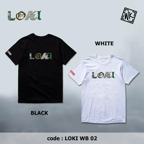 Jual Kaos T-shirt Marvel Loki Logo 