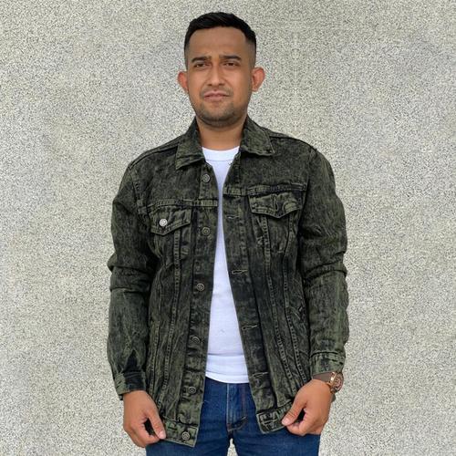 Promo Emoline Denim Jacket Men Sandwash 