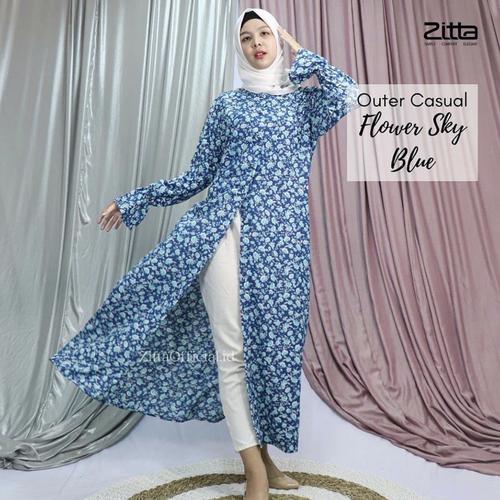 Jual long outer wanita muslim zitta 