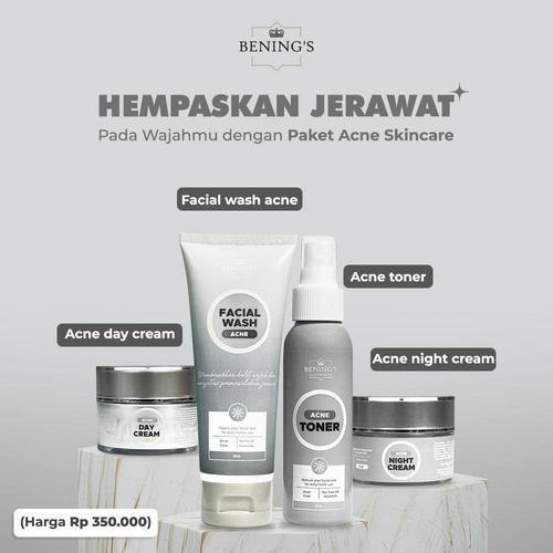 Gambar Benings Skincare Paket Acne dr Oky Pratama dari Bening's Indonesia Official Kota Pekanbaru Tokopedia