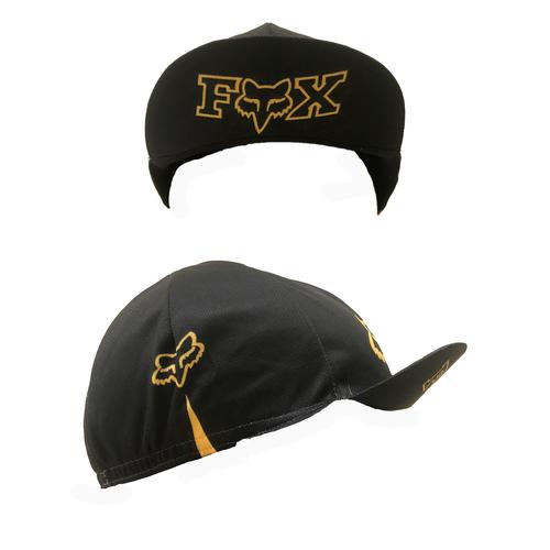 CYCLING CAPS / TOPI SEPEDA FOX BLACK 