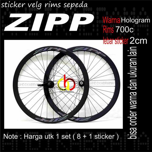 Zipp Sticker Rim Jual sticker ZIPP road bike stickers rims decal 700c special edition ...