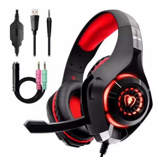 Jual XON spider gaming headset mic LED 