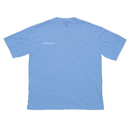 Basic Oversized T-shirt - Blue - Biru 