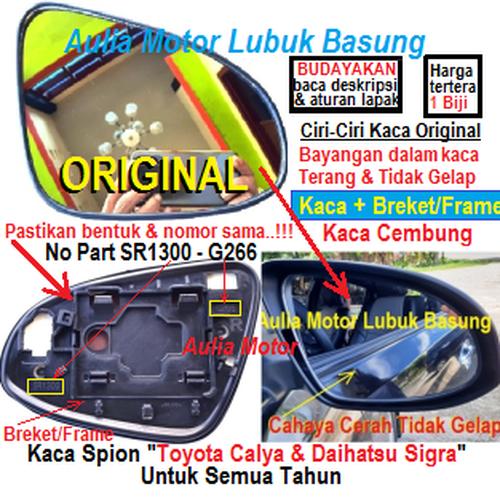 Foto Produk kaca spion original + breket calya dan sigra sebelah kanan supir (RH) dari Aulia Motor Lubuk Basung