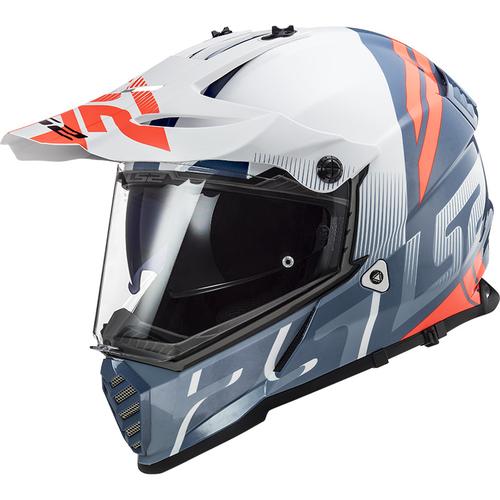 Jual LS2 MX436 PIONEER EVO WHITE COBALT l HELM MOTORCROSS FF324 FF 324 -  Jakarta Barat - OneSpot Helmet | Tokopedia