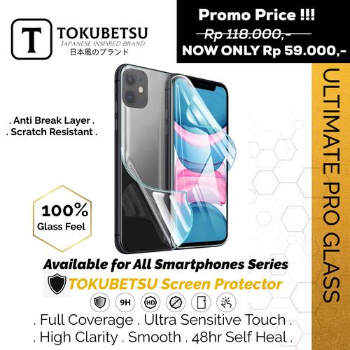 Promo Tokubetsu Screen Protector semua Hp Ultimate Pro Glass Anti Gores