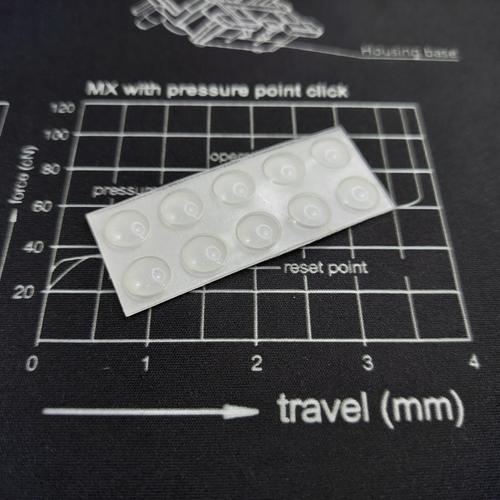 Jual Rubber Feet / bump on / bumpon / bumper pad Putih Kota Bekasi