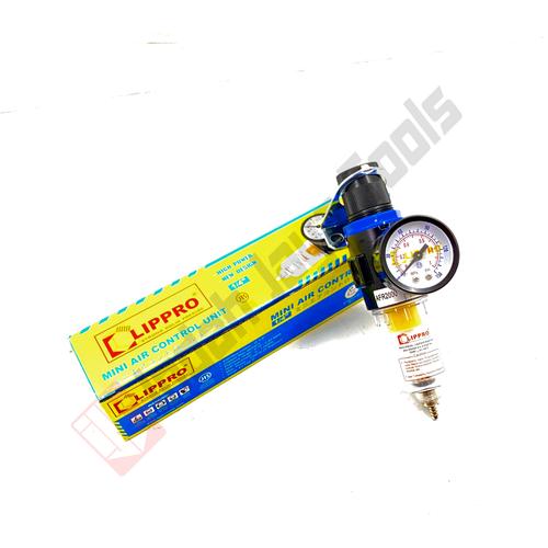 Gambar LIPPRO Mini Air Control Unit 1/4 Inch Filter Kompresor Udara Regulator - SINGLE dari Indah Jaya Tools Kota Bandung Tokopedia