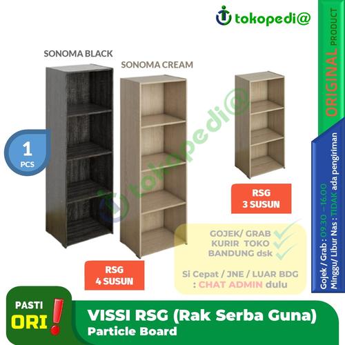 Gambar tokopedi@ RSG Rak Serba Guna | LEMARI MURAH BERKUALITAS | Eco KAYU - 3 SUSUN, Sonoma BLACK dari tokopedi(a) Kota Bandung Tokopedia