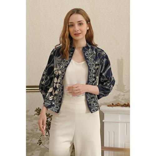 Gambar jaket batik / 135 ATI - Navy, Standar dari HVmode01 Jakarta Utara Tokopedia