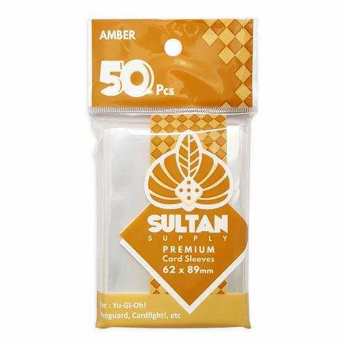 Foto Produk Sultan Supply Premium Japanese Card Sleeves 62x89 mm ( Amber ) Yugi Oh dari Toko Board Game