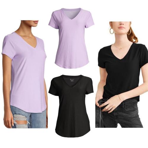 NOBO Cozy Vneck T-Shirt! Kaos Wanita 