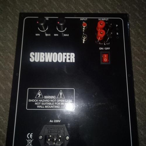 Jual Kit Subwoofer Aktif 12 inch plus 