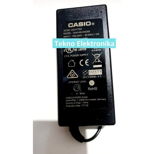 Jual Adaptor Keyboard Casio Original MZX 300 MZX 500 Digital Piano