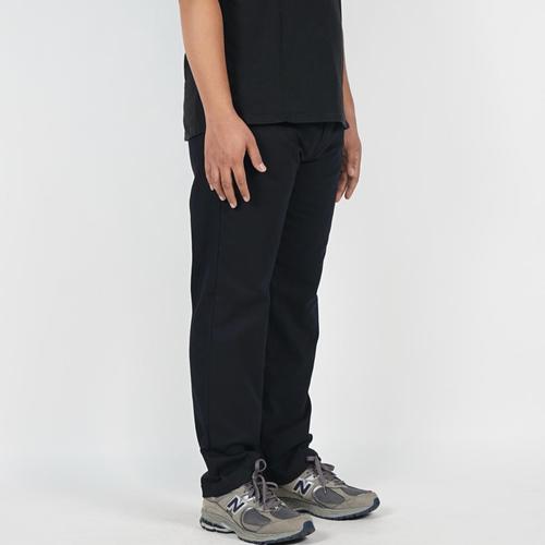 Foto Produk DailyOutfits Slim Straight Work Fit Pants Chinos 318 Black Exclusive - S dari Daily Outfits DYO