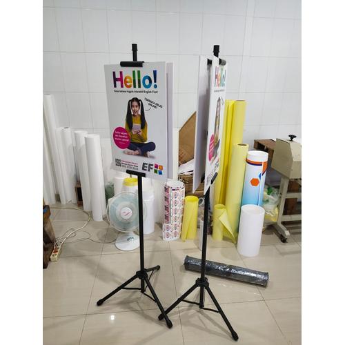 Gambar Tripod banner Stand kwalitas 1 dari Pumapromosindo Jakarta Utara Tokopedia