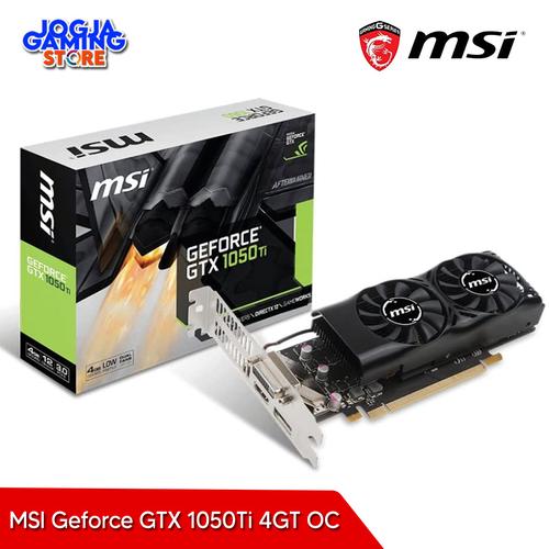 Foto Produk MSI Geforce GTX 1050 Ti 4GT OC V1 - 4GB DDR5 dari JOGJA GAMING STORE